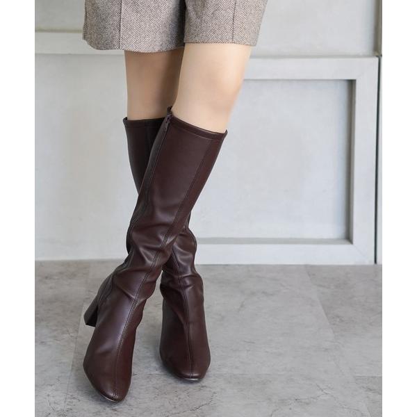 ブーツ ストレッチロングブーツ「日本製」 レディース