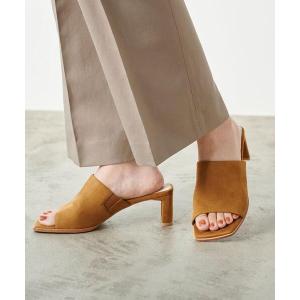 サンダル カバード ミュール サンダル(5.5cmヒール)