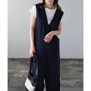 ROIAL(ロイアル)ワイドシルエットシンプルデザインオーバーオール roial サロペット オーバーオール OVERALL/ROIAL(ロイアル