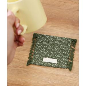 レディース シャンブレー織りコースター