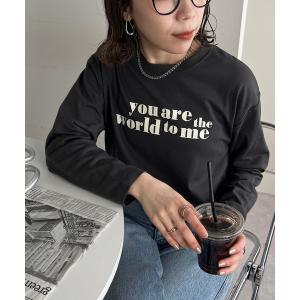 tシャツ Tシャツ アメリカンロゴロングTシャツ