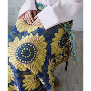 ブランケット フラワー タッセル ブランケット #