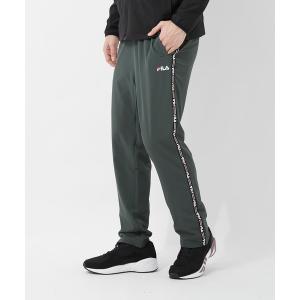 パンツ スラックス 【FILA:フィラ】ストレッチ裏メッシュ サイドテープパンツ　ユニセックス