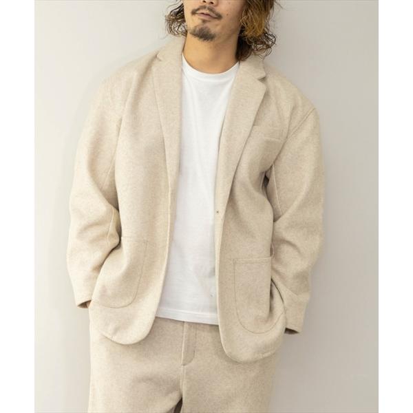 ジャケット テーラードジャケット 「Sa」「it」フェイクウール ワイドテーラードジャケット メンズ...