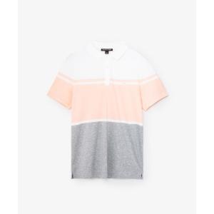ポロシャツ メンズ カラーブロック ストライプポロ｜ZOZOTOWN Yahoo!店