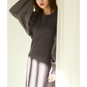 ワンピース 配色メローシャーリングカットソーワンピース Zozotown Paypayモール店 通販 Paypayモール