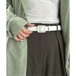 ベルト 「OKUOKU　0909」スクエアバックル デザイン ベルト レディース｜ZOZOTOWN Yahoo!店