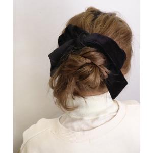 ヘアゴム ベロアリボンヘアゴム