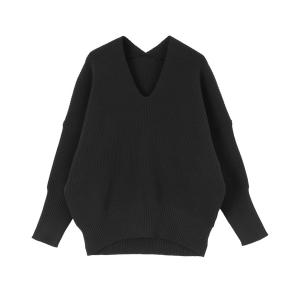 ニット Vネックオーバーニット