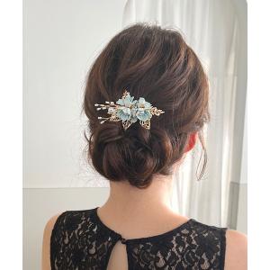 ヘアクリップ カラフル フラワーブーケ ヘアクリップの買取情報