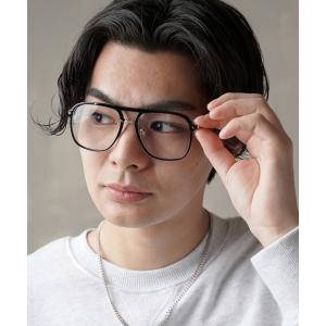 メガネ ビッグフレームクリア伊達眼鏡