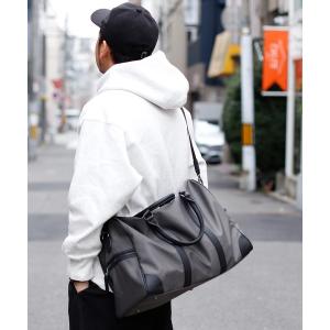 バッグ ボストンバッグ 本革×ナイロン2wayボストンバッグ