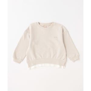 スウェット 【リンク】裾重ね着トレーナー