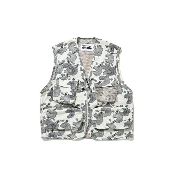 ベスト ジレ リバーベスト サプレックス ナイロン by E-WAX STUDIO メンズ レディー...