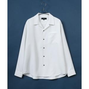 シャツ ブラウス メンズ ANPAS Twill Fabric Oversized Open Collar Shirt/ANPAS 別注 ツイル オー