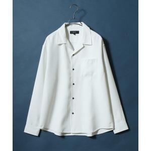 シャツ 2025新色追加 ANPAS Twill Fabric Oversized Open Collar Shirt/ANPAS 別注 ツイル オー