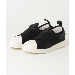 スニーカー adidas アディダス SS SLIPON FLEECE スーパースタースリッポン フリース GX1366 CBLK/CBLK/CWHT