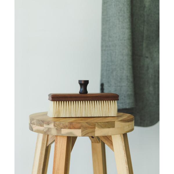 インテリア 「WEB/一部店舗限定」Shoji Works　四角い馬毛の洋服ブラシ