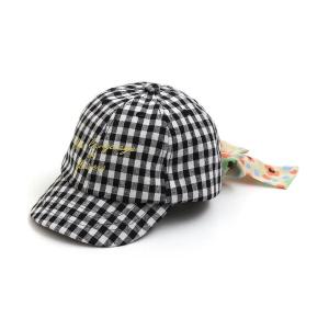 帽子 キャップ 2WAYスカーフリボンキャップ