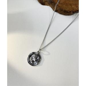 ネックレス 「金属アレルギー対応」 エリザベスコイン ペンダント ネックレス / サージカルステンレス 316L レディース