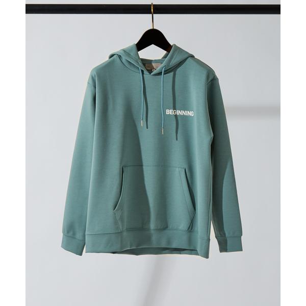 パーカー シルキー ダンボール ロゴ プルオーバー パーカー メンズ レディース