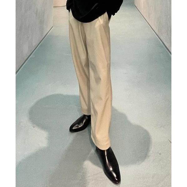 スラックス レザータッチフレアパンツ メンズ レディース