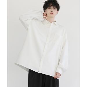 シャツ ブラウス メンズ ビッグシルエットドレープリラクシング長袖シャツ｜ZOZOTOWN Yahoo!店