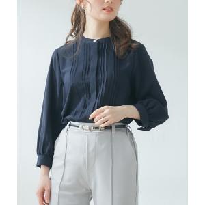 レディース シャツ ブラウス ピンタックブラウス