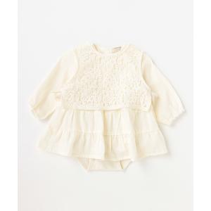 ベビー服 ベストつきワンピロンパース