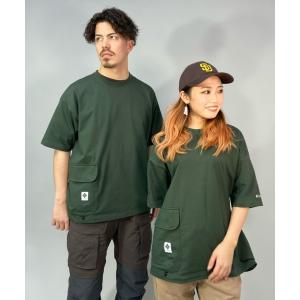 tシャツ Tシャツ メンズ 「展開店舗限定」columbia/コロンビア ビッグシルエット ポケットTシャツ/インペリアルパーク  PM0572