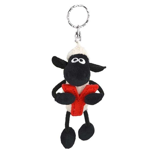 キーホルダー NICI/ひつじのショーン キーリング ショーン「Y」10cm