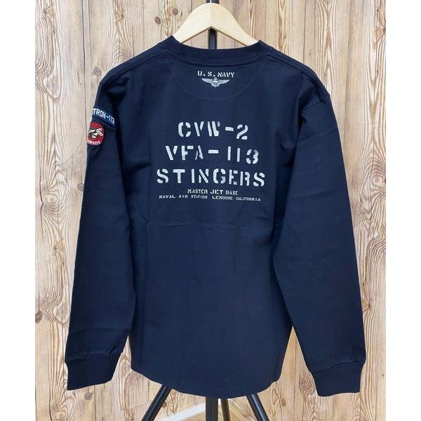 tシャツ ネイバル パッチ ロングスリーブ Tシャツ メンズ レディース