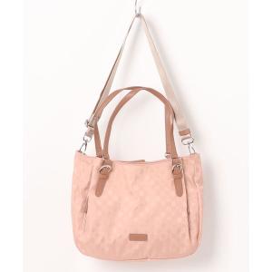 トートバッグ ポーチ付きドットジャカードトート レディース