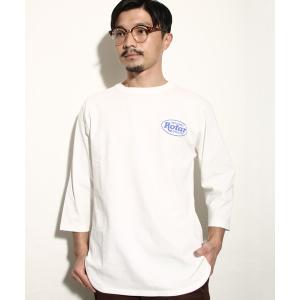 メンズ tシャツ Tシャツ ROQ LOGO BB Tee  セットイン ベースボール 七分袖｜zozo