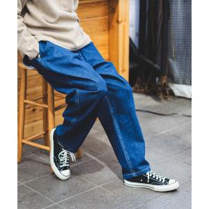 Sillage / circular pants white denim one wash シアージ デニム