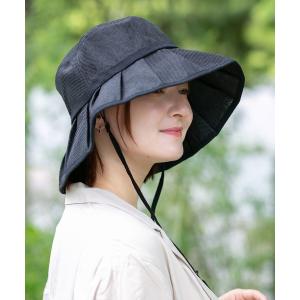 帽子 ハット ポリジュートフリルハット/プリーツハット UV レディース メンズ