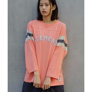 tシャツ 「直営店限定」ELEMENT メンズ COLLEGE FOOTBALL LS ロンＴ 「2022年春夏モデル」/エレメント八分袖ロンT
