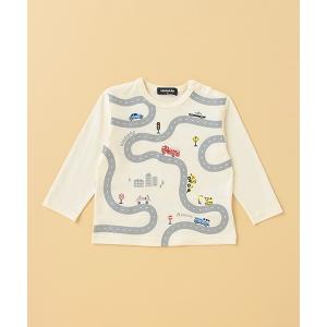 tシャツ Tシャツ 【別注】道路柄長袖Tシャツ