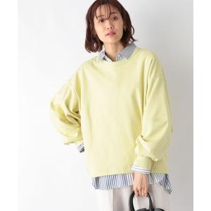 スウェット キレイ見えさらさら袖ふわプルオーバー/259996