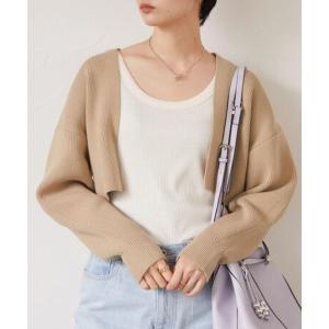 カーディガン armonia.短丈ニットカーデ