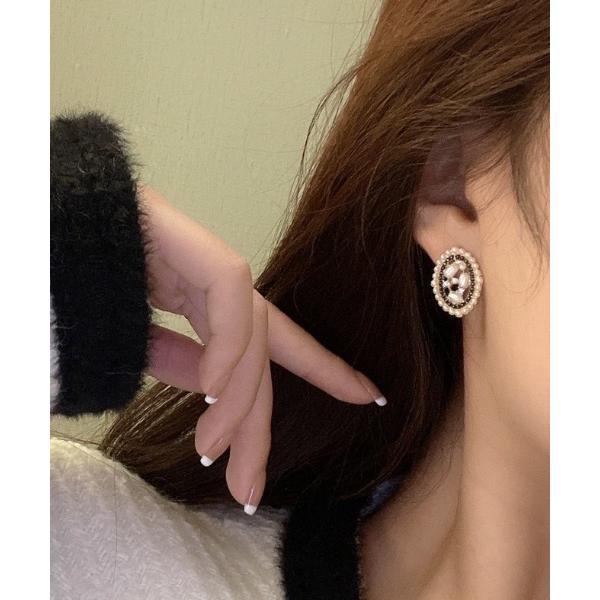 イヤリング レトロビジューイヤリング レディース