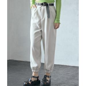 パンツ 「TOMOコラボ」2タックジョガーパンツ「セットアップ対応」 レディース