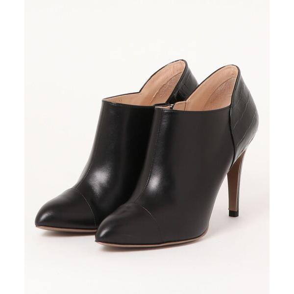 ブーツ Limit till 2359 リミットティル2359 マテリアルコンビネーションピンヒール...