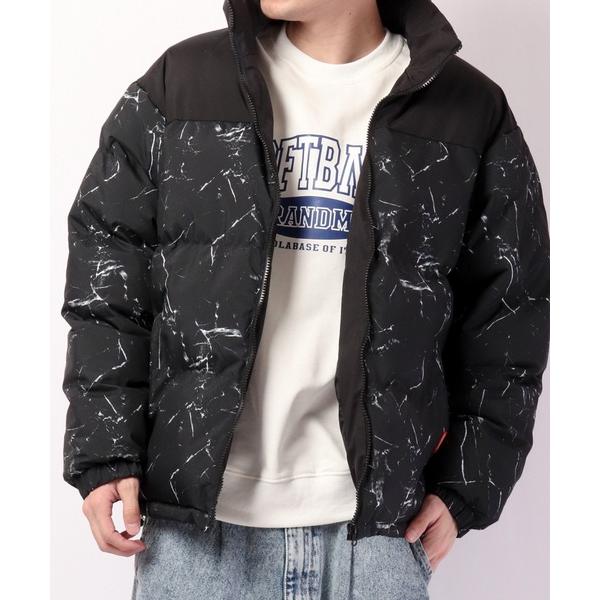 ダウンジャケット ダウン 無地＆ペイズリー柄ダウンジャケット メンズ レディース