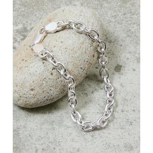 ブレスレット And A アンドエー / Link chain bracelet アズキチェーンブレスレット（シルバー925） メンズ レディース