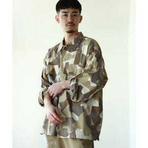 シャツ BEAMS / カモフラージュ ユーティリティ イージフィット シャツ メンズ
