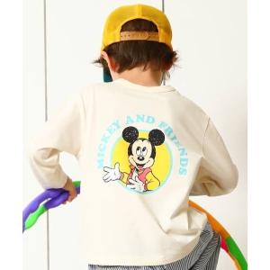 キッズ tシャツ Tシャツ ディズニー バックプリント ロンT 6230K