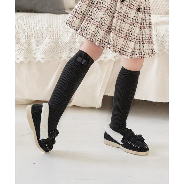 靴下 シャープ ハイソックス (2color) キッズ 子供 女の子
