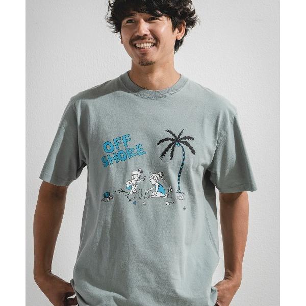 tシャツ OS×RYU AMBE TEE/オフショア×アンベリュー コラボティーシャツ メンズ レデ...