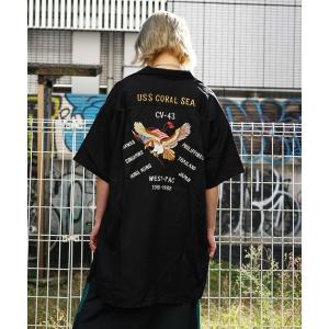 シャツ ブラウス レディース 「WEB＆DEPOT限定」SOUVENIR SHIRT ONEPIECE/ スーベニア刺繍シャツワンピース